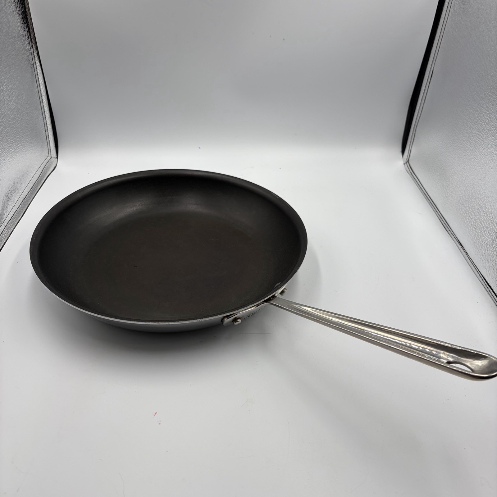 All Clad 12 Inch Fry Pan Master Chef Stainless Skillet Metalcrafters Non stick