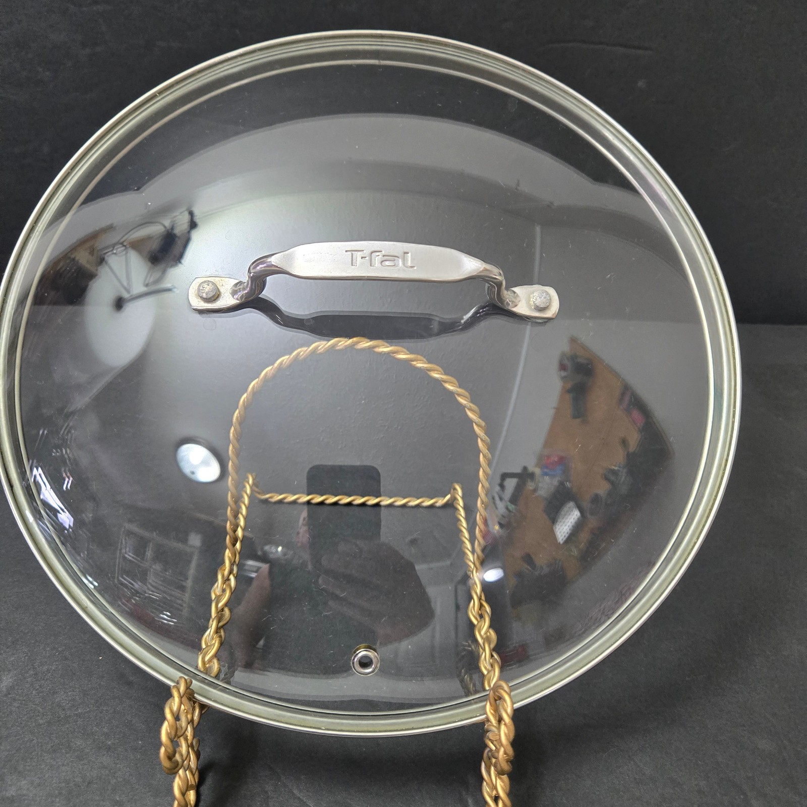 T-FAL Glass Replacement Lid 11 7/8″ for 12” Skillet Pan Stainless Steel Handle