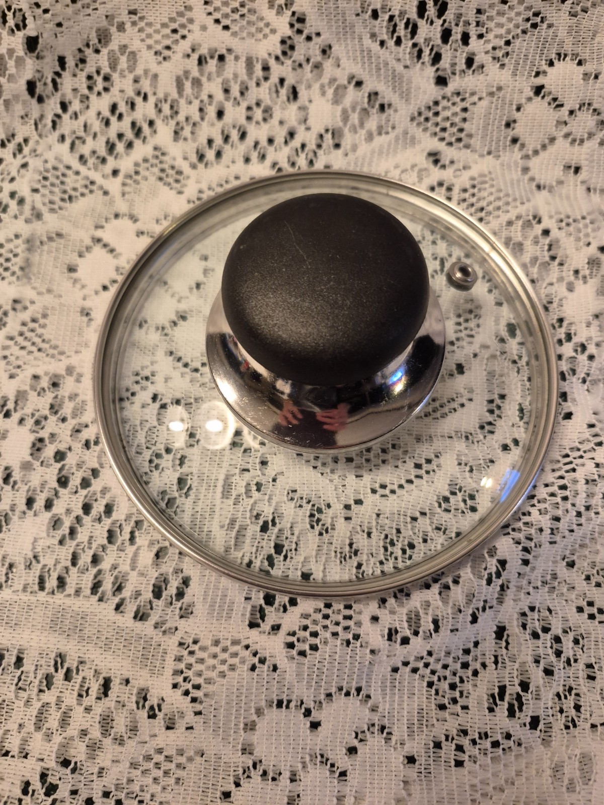 5.25″ Round Glass Vented Replacement Lid for Pot Pan Skillet