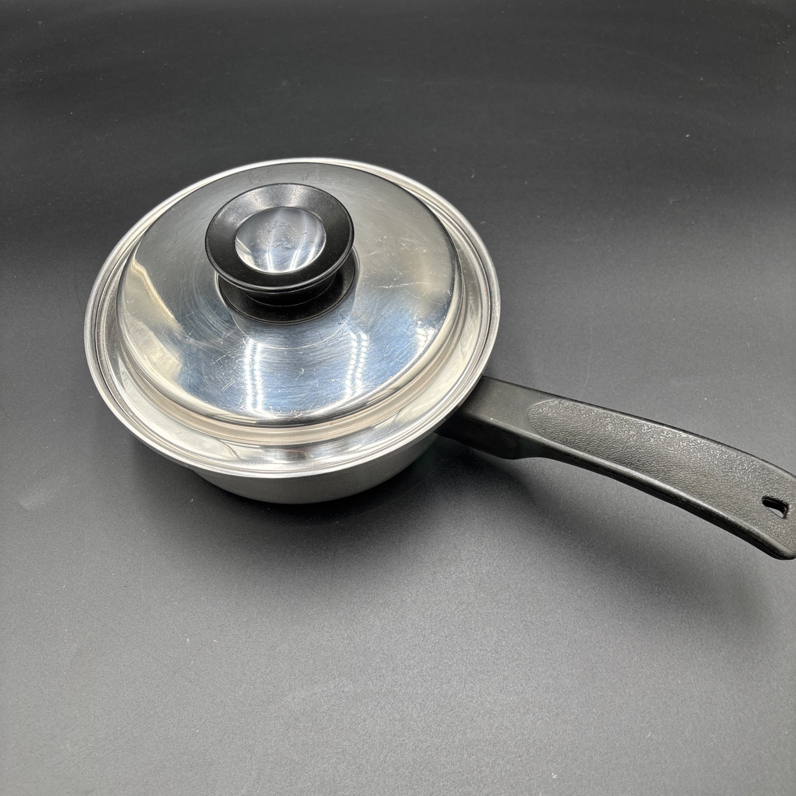 Gourmet by Vollrath 1 1/2qt Saucepan w/lid USA 304 MULTI-PLY Stainless Steel