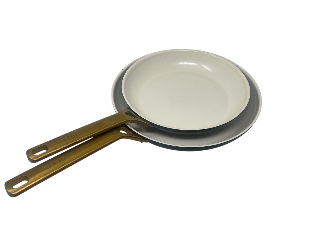 GreenPan Hard Anodized Healthy Ceramic Nonstick 10″ & 12″ Twilight Blue