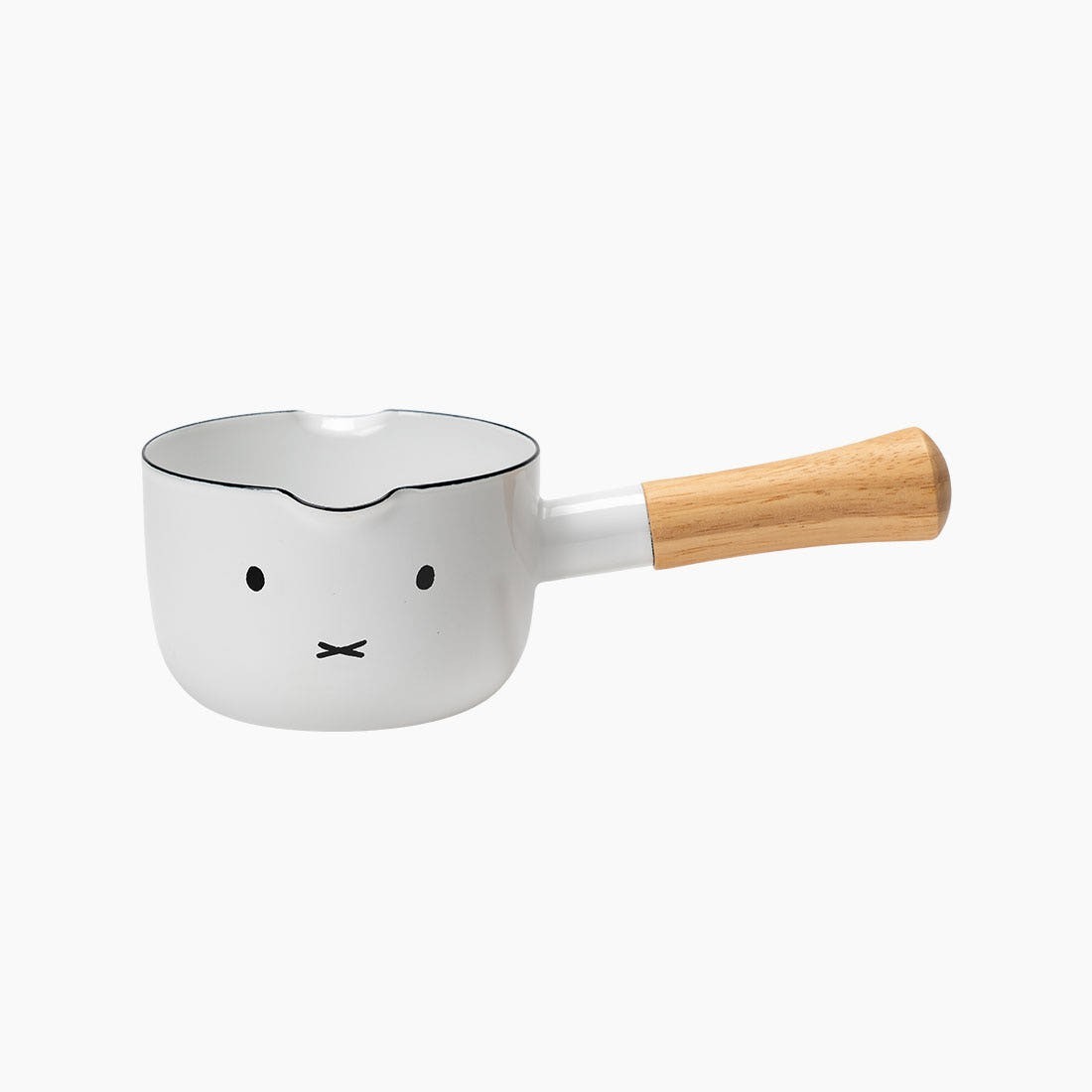EJIRY x Miffy Enamel Milk Pan 12cm 0.8L Saucepan Baby Food Pot Official Licesed