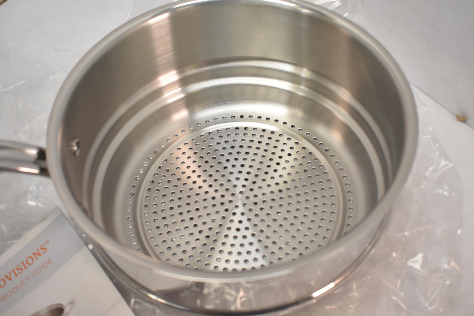 Hestan Steamer Insert 3 Qt 8 In Stainless Steel Silver Dishwasher 71047