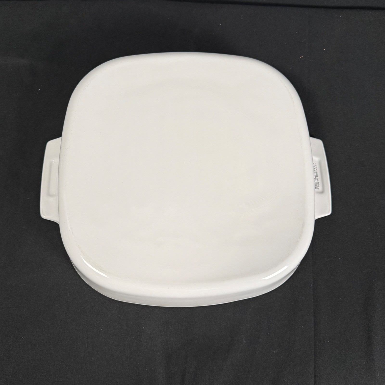 Corning Ware Just White 10″ Grill Pan MW-10-GR-B & Lid A-12-C Vintage 1979-86