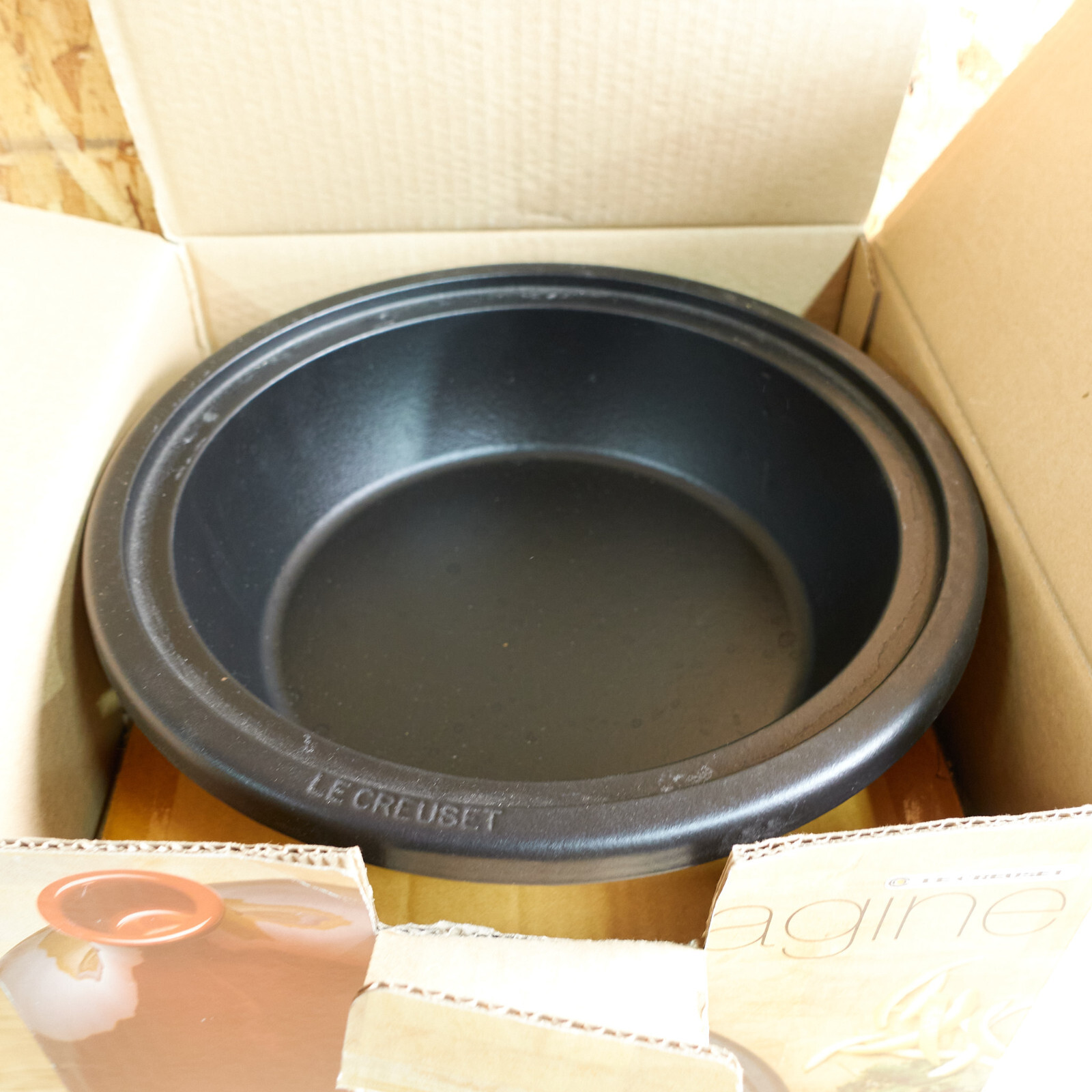 Le Creuset Enameled Cast Iron Pot Moroccan Tagine Cookware 27cm 2.5 qt. France