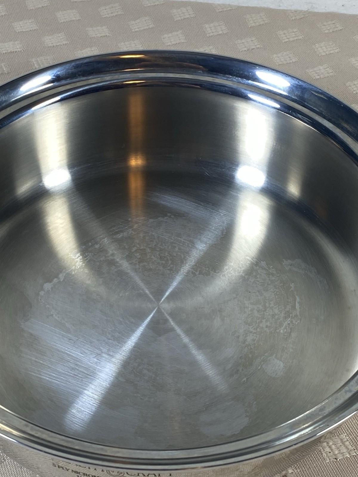HEALTH CRAFT 1 1/4 Qt SKILLET 5 PLY Nicromium Surgical Steel 8 1/2” NO LID