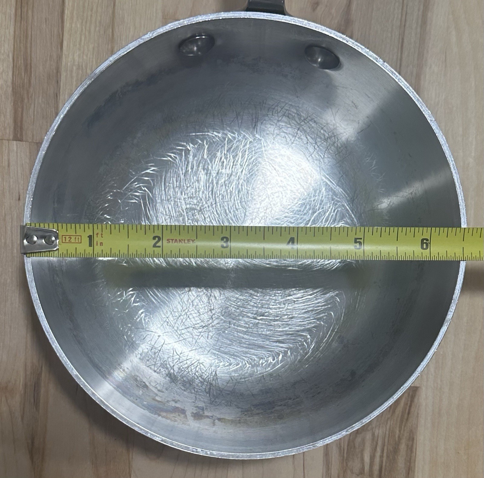 ALL-CLAD 6.5″ Stainless Steel Saucier 1 Qt Chefs Pan Cookware Pot NO LID