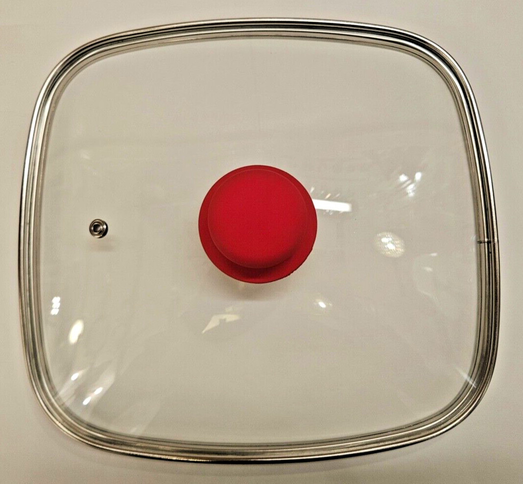 New Cook’s Companion Easy Flip Pan Glass Lid UniVersa Jr 3.5 Quart Rectangle Lid