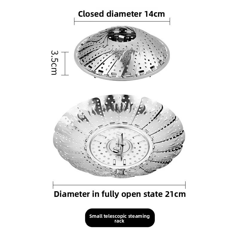 Stainless Steel Steamer Basket Vegetable Food Steamer Insert for Pots