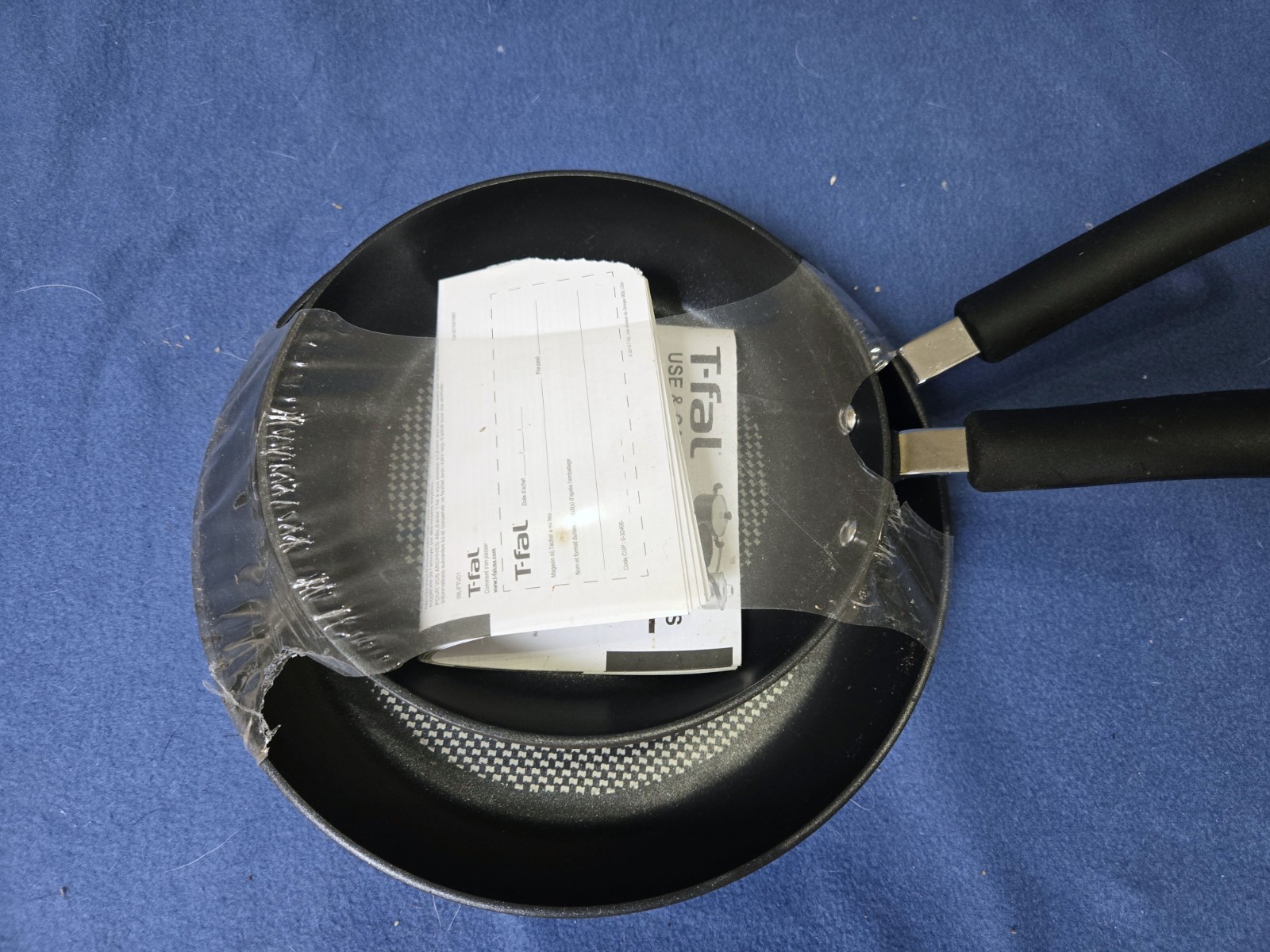 T-Fal Hard Anodized Nonstick Fry Pan Set 2 Piece, 8, 10 Inch, Techno Base