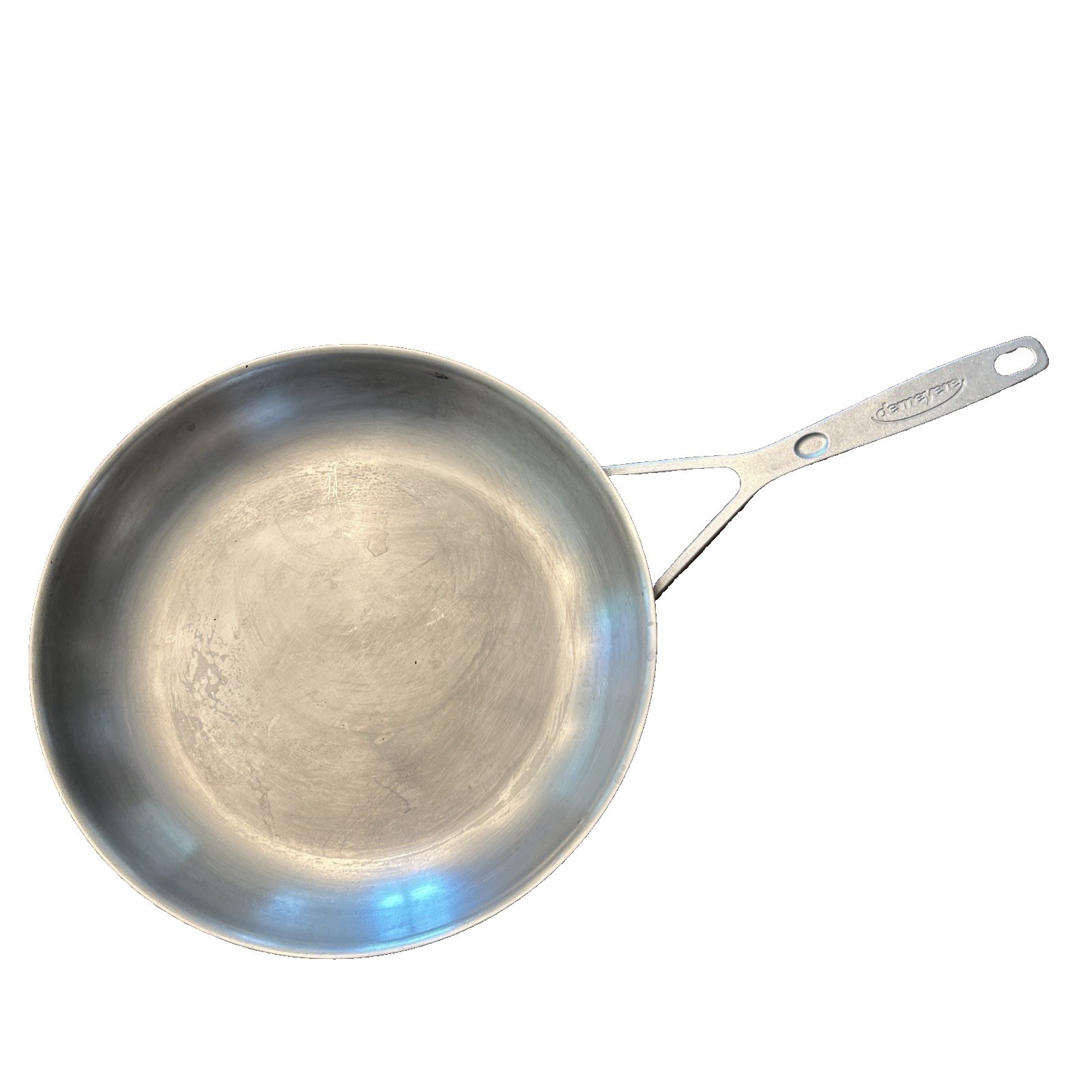 Demeyere Stainless Steel 11 Inch Fry Pan 5 Ply Halogen Induction 18/10 Belgium