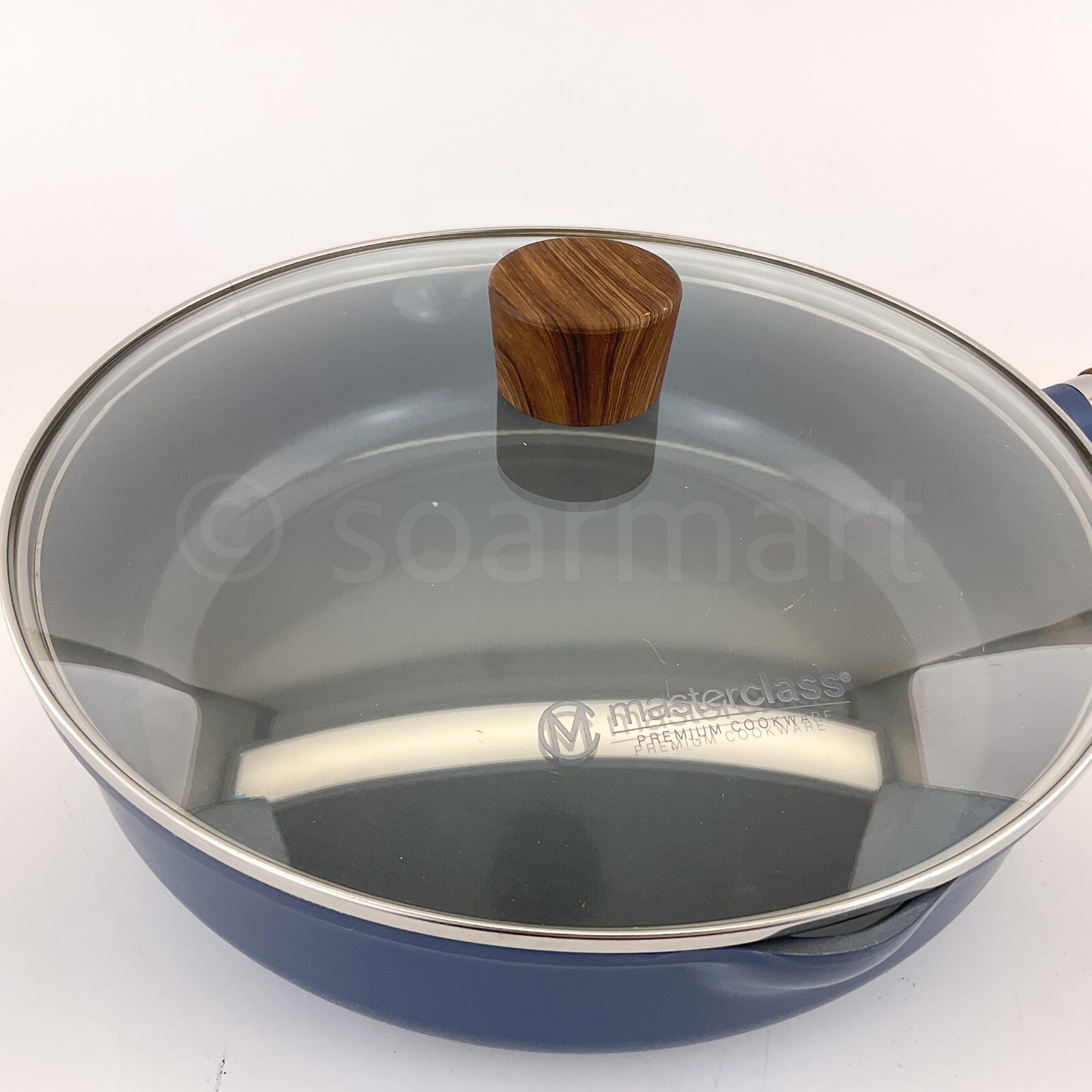 Masterclass Healthy Options Ceramic Cookware 3.9-qt- 11″ Sauté Pan Pot w/ Lid