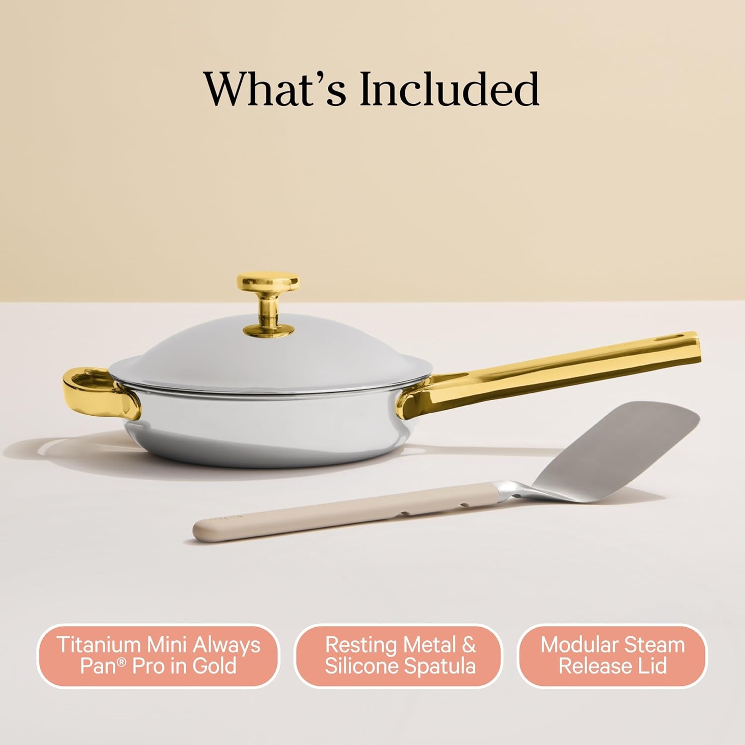 Titanium Mini Always Pan Pro – 8.5” (1.48 Qt) No-Coating Nonstick Skillet