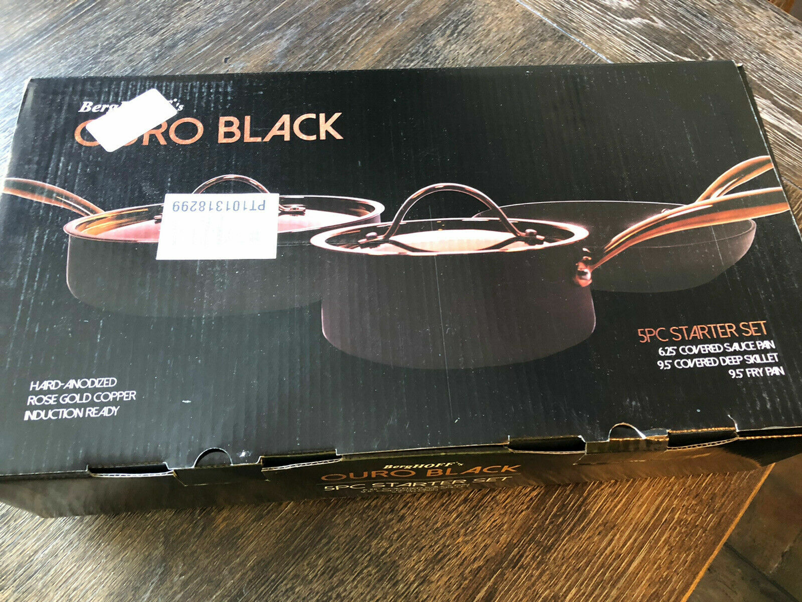 BergHOFF Euro black 5Pc Non-Stick Starter Set