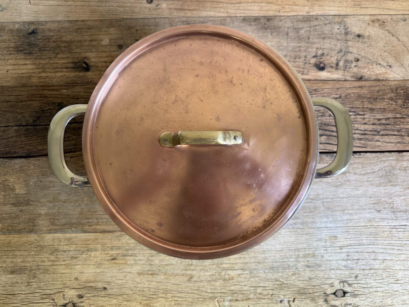Copper Stew Pot with Lid – 25cm