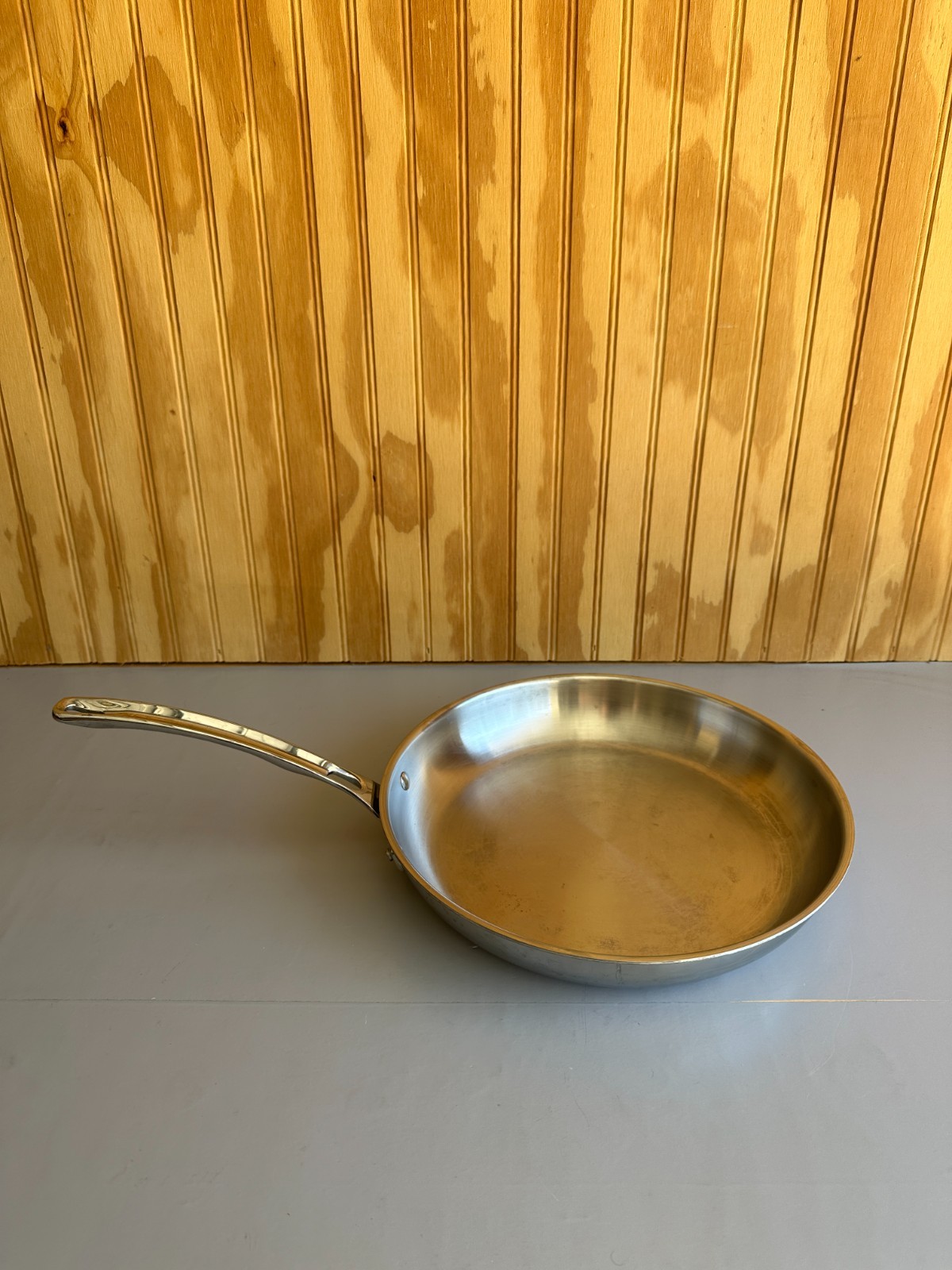 Viking 12″ Skillet Fry Pan 3-Ply 304 Stainless Steel with Aluminum Core 18/8