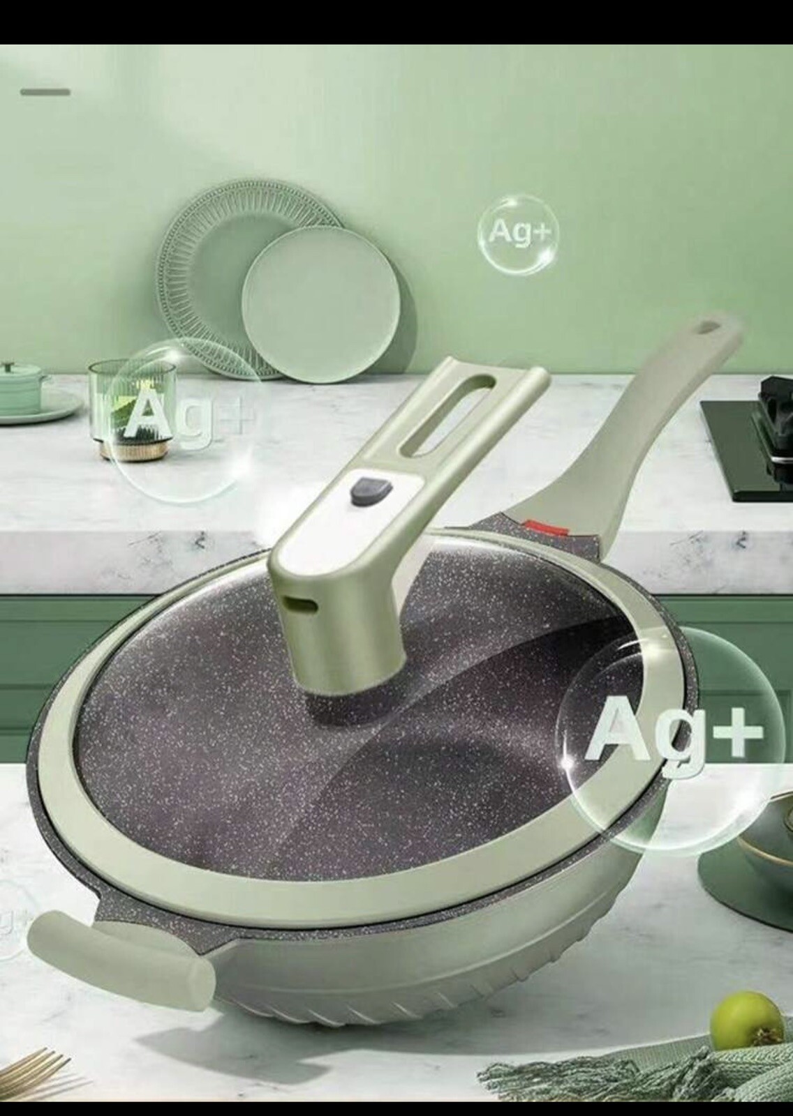 1pc 33cm Maifanshi Non-Stick Pan