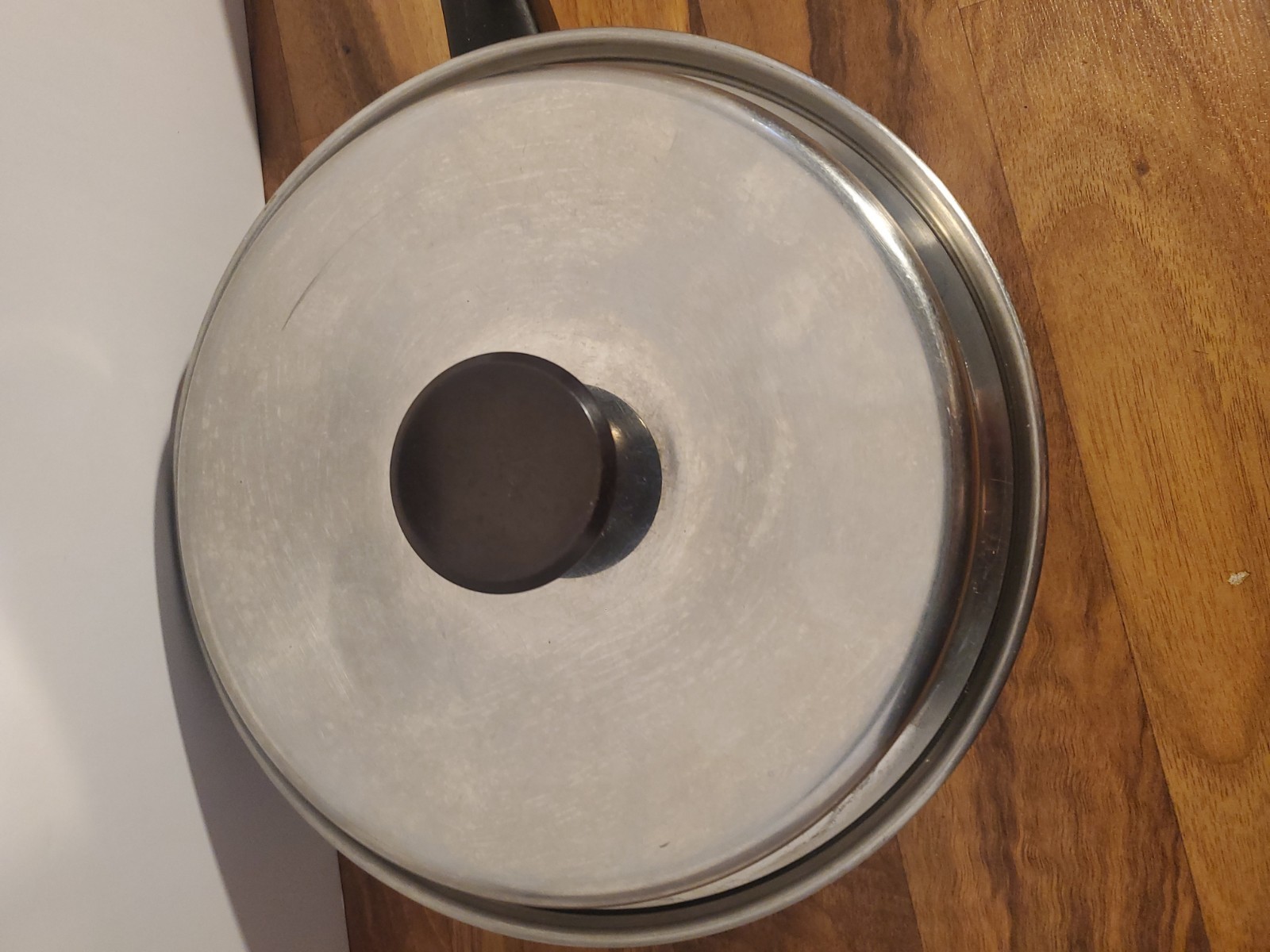 Vintage Colonial Ware Pot Pan 8.5 Inch Stainless Heavy Duty 3 Ply 18-8 USA & Lid