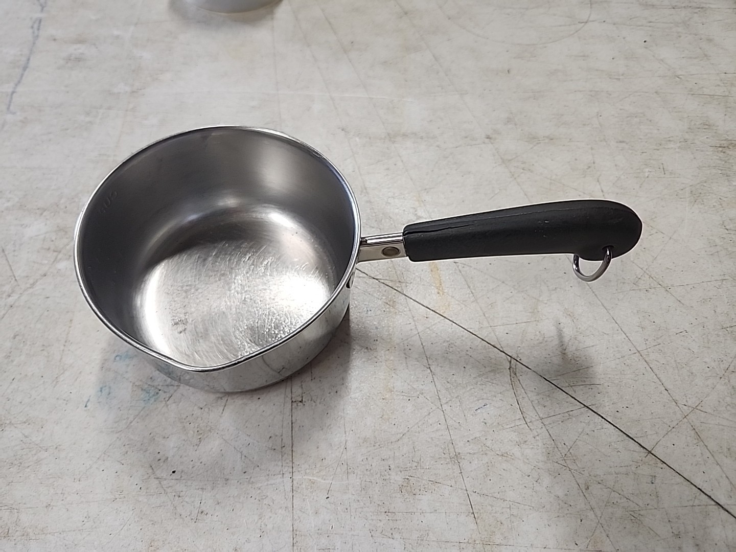 Revere Ware 3/4 Qt Stainless Steel Copper Bottom Sauce Pot 91b USA NO LID