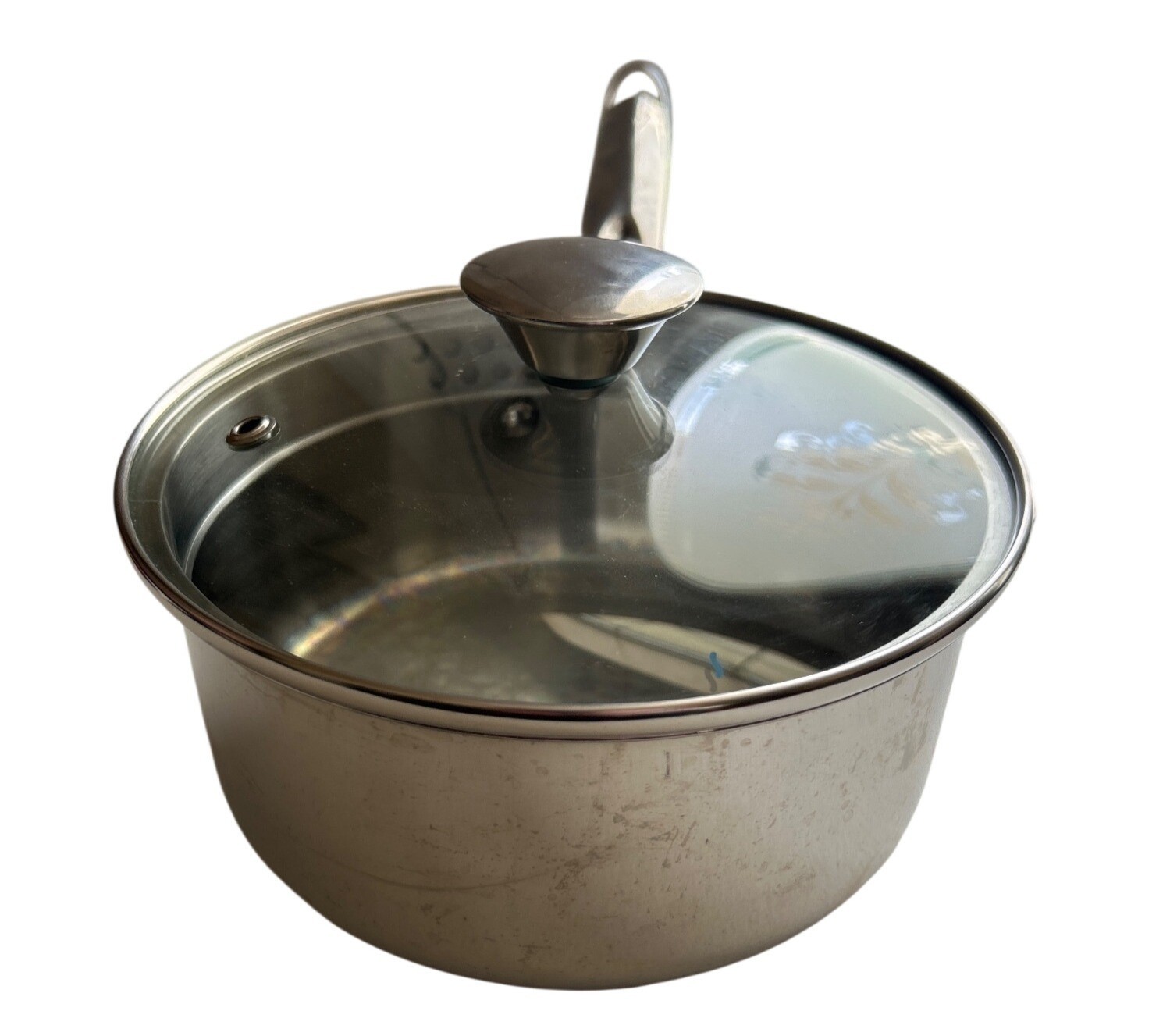 WearEver 2 Qt Stainless Steel Pot With Lid & Dual Spouts For Efficient Cooking