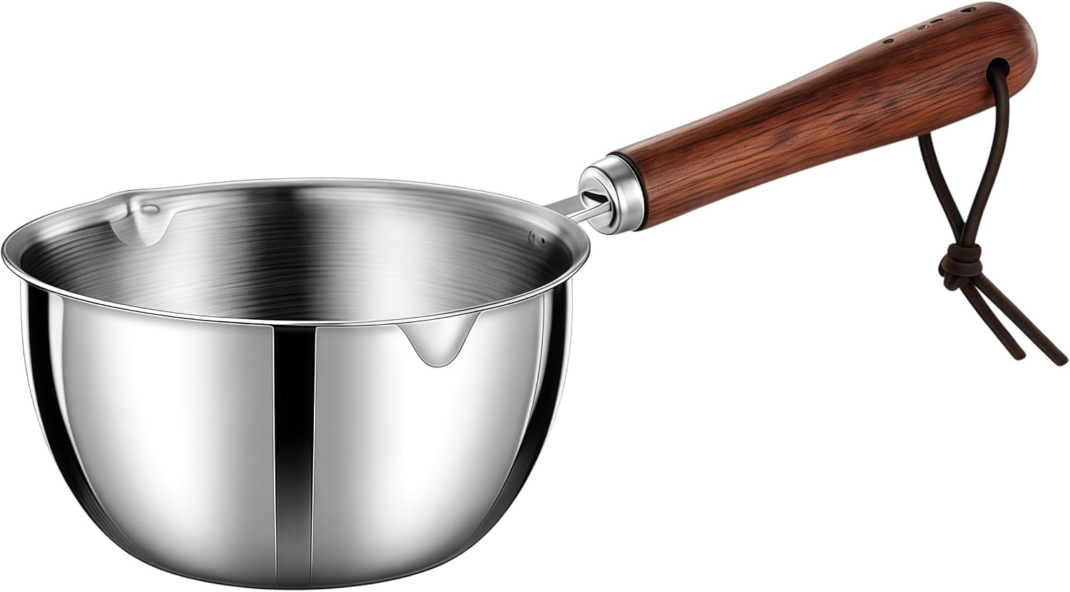 5oz Mini Saucepan Butter Warmer Pot Stainless Steel, Small Milk Coffee Chocolate