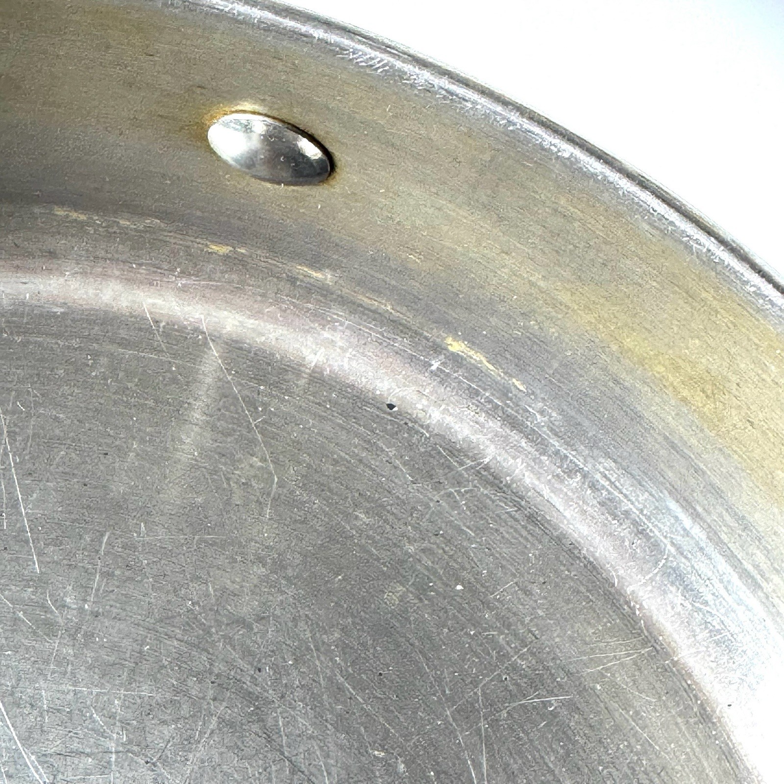 Anolon Sauté Pan 10 Inch Stainless Steel 3 QT 2.8 L Q14T Impact Bonded Even Heat