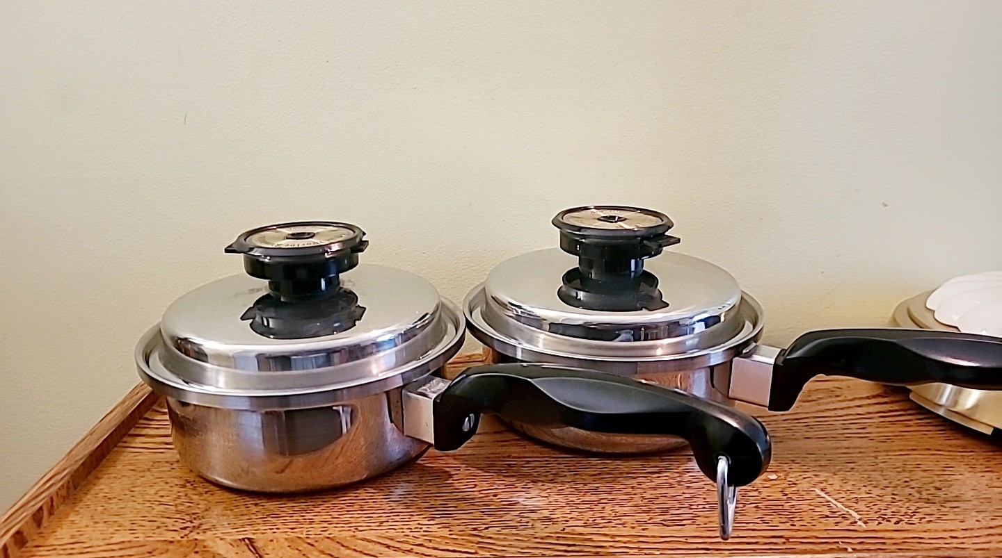 Olde Worlde Thermium Multi-Plex Stainless Steel Saucepan & Lid 1 Quart Set
