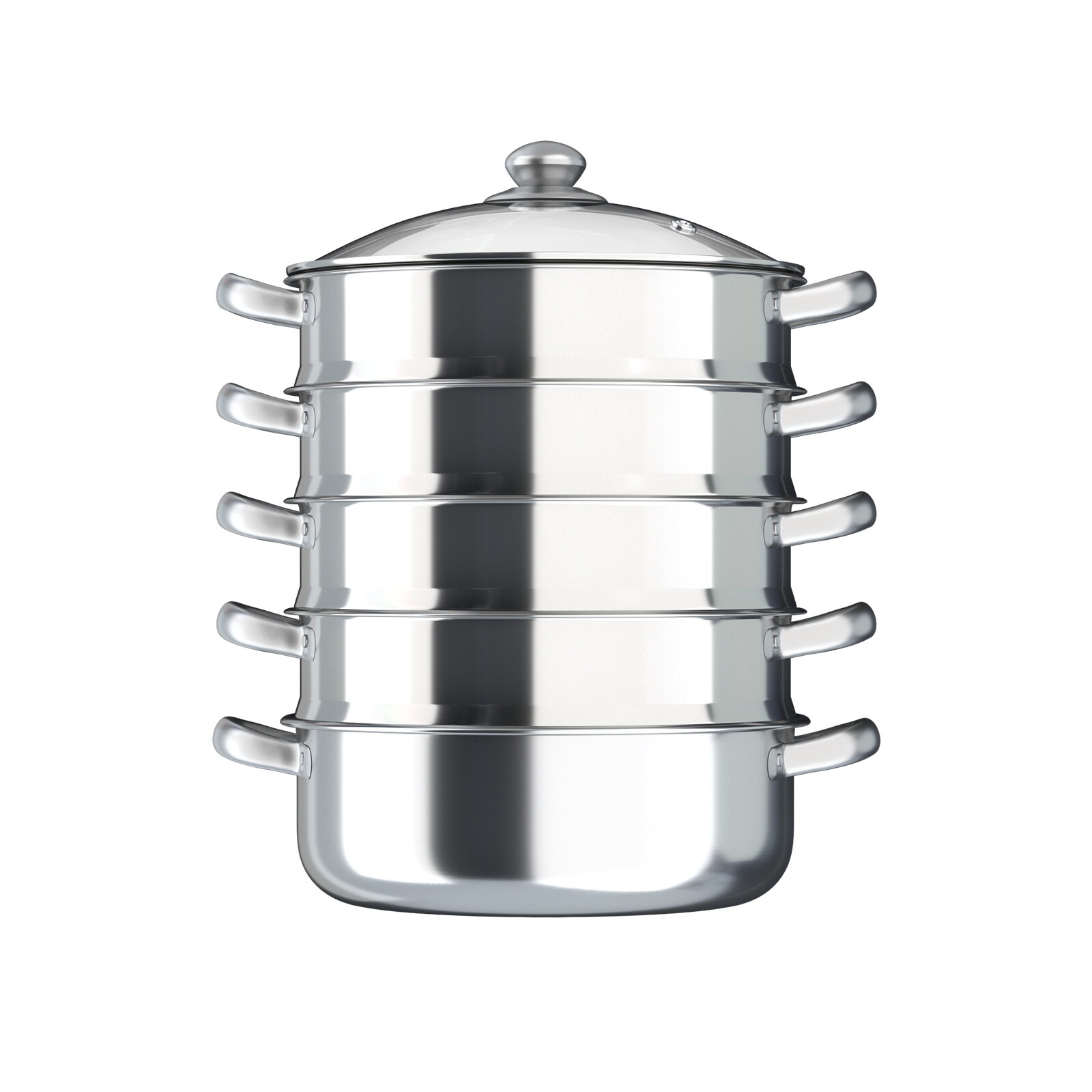 5-Tier Stainless Steel Steamer – Versatile Cooking for Home & Commercial Use