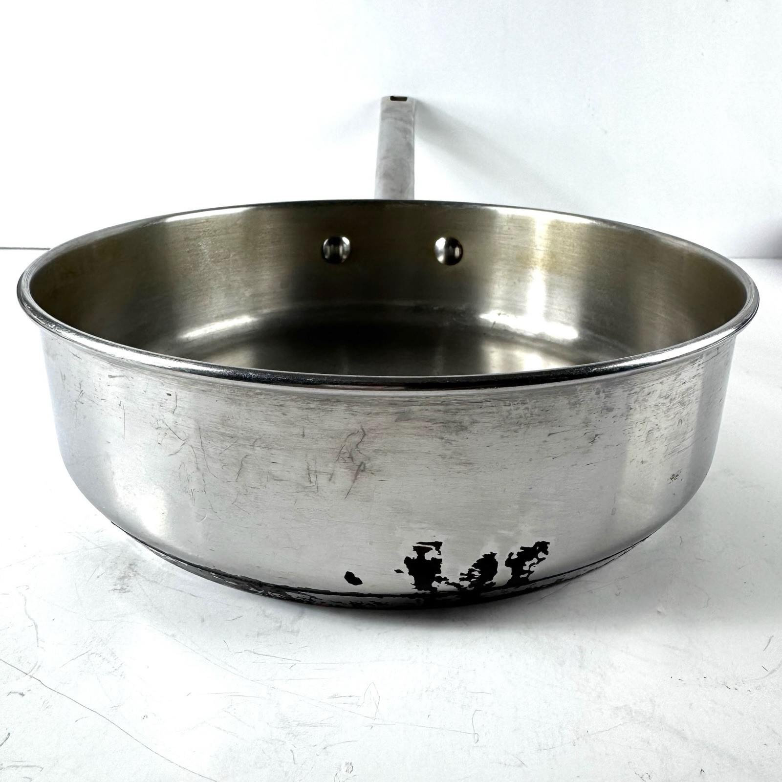 Anolon Sauté Pan 10 Inch Stainless Steel 3 QT 2.8 L Q14T Impact Bonded Even Heat