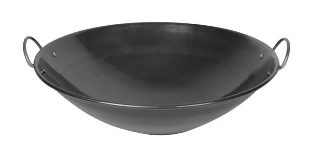 Webstaurantstore Thunder Group Steel Cantonese Wok