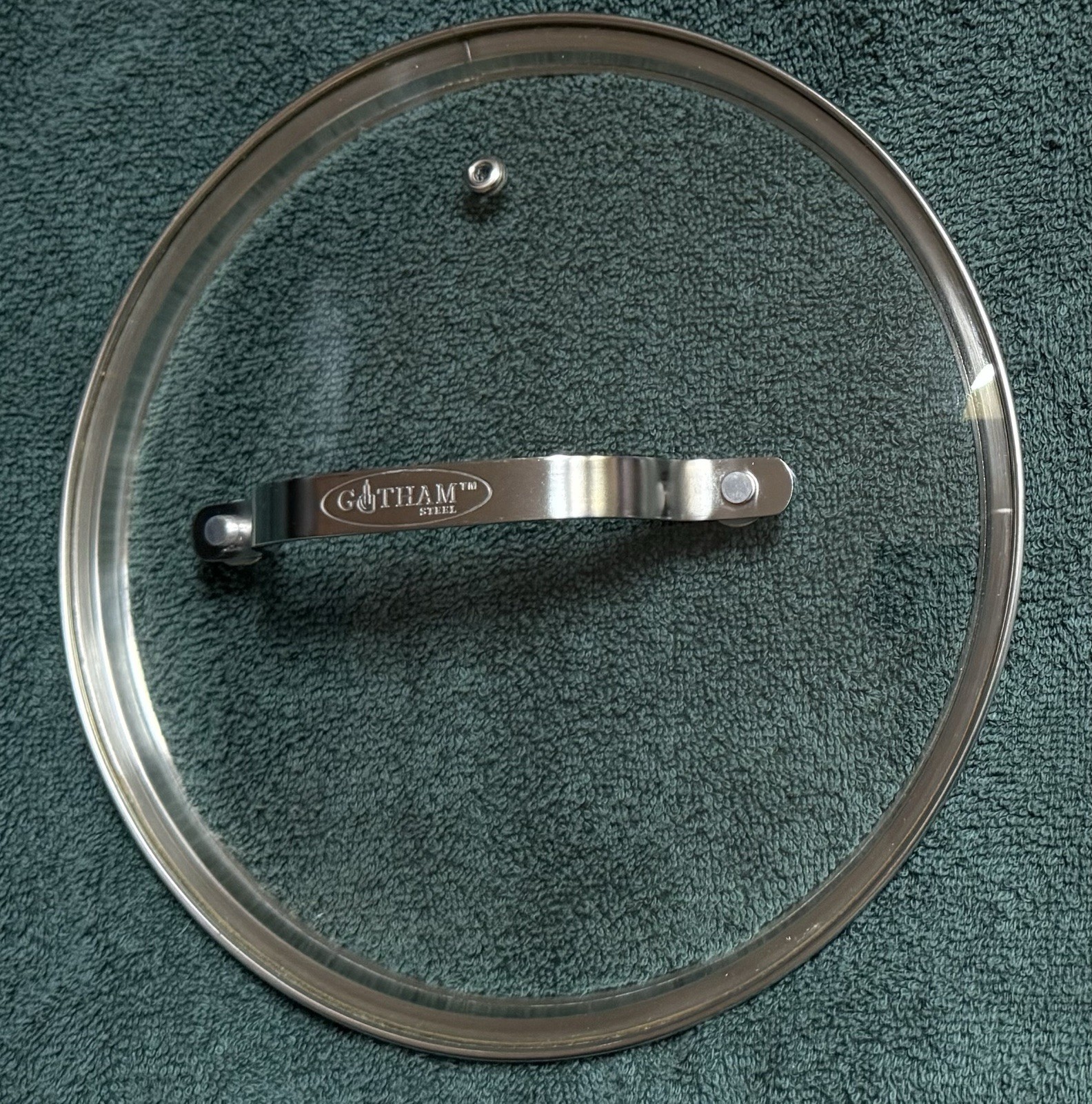 Gotham Steel Tempered Glass Vented Round Lid 9 1/2”