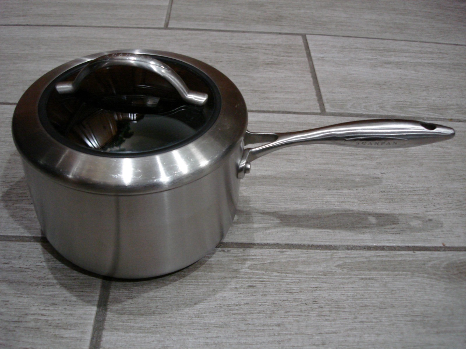 Scanpan CTX Ceramic titanium 2 Qt Saucepan W/Lid Ceramic Titanium Nonstick