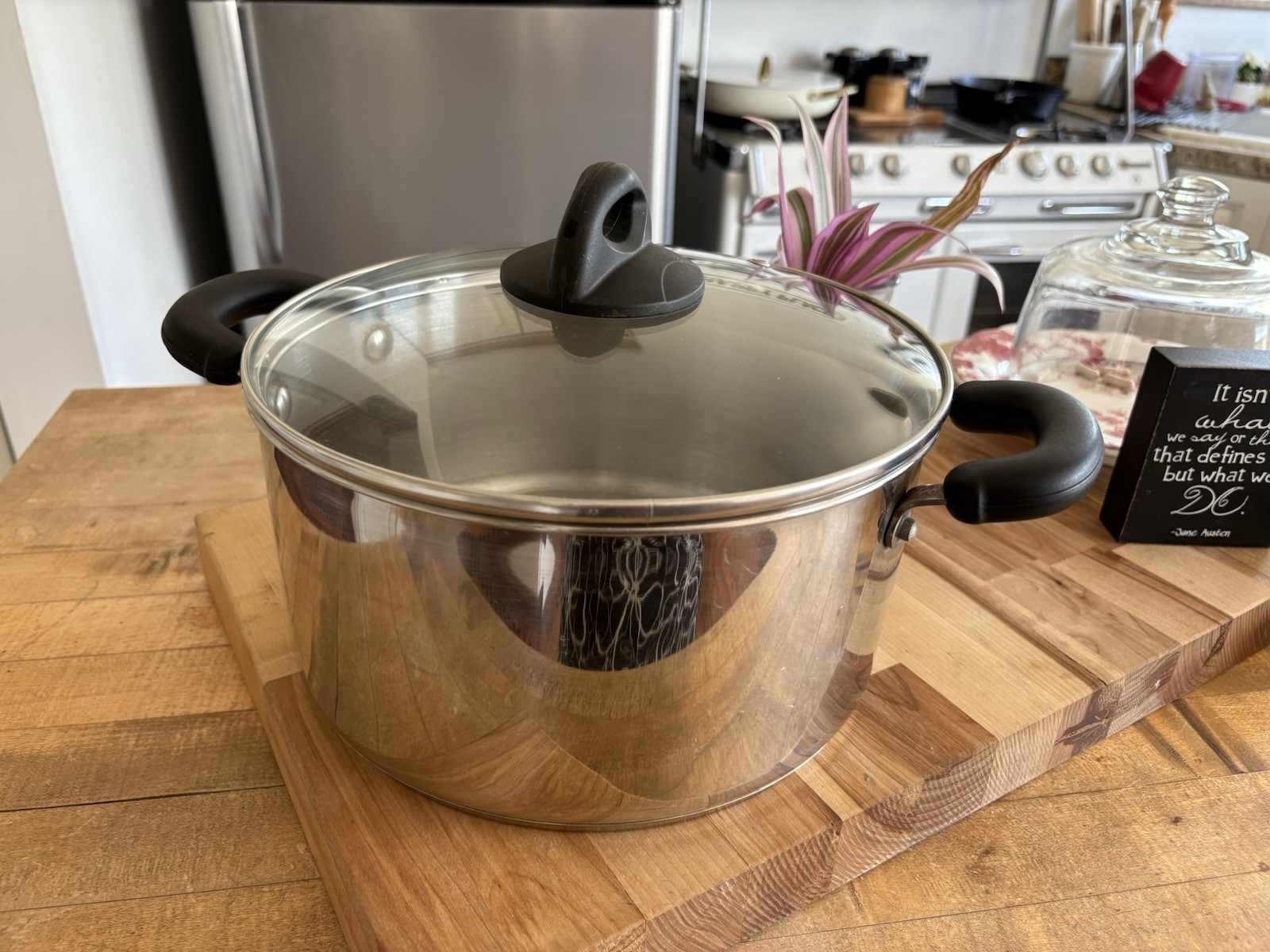 TOOLS Of THE TRADE 6 Quart Stock Pot & Lid *18/10 Stainless *R.H. Macy