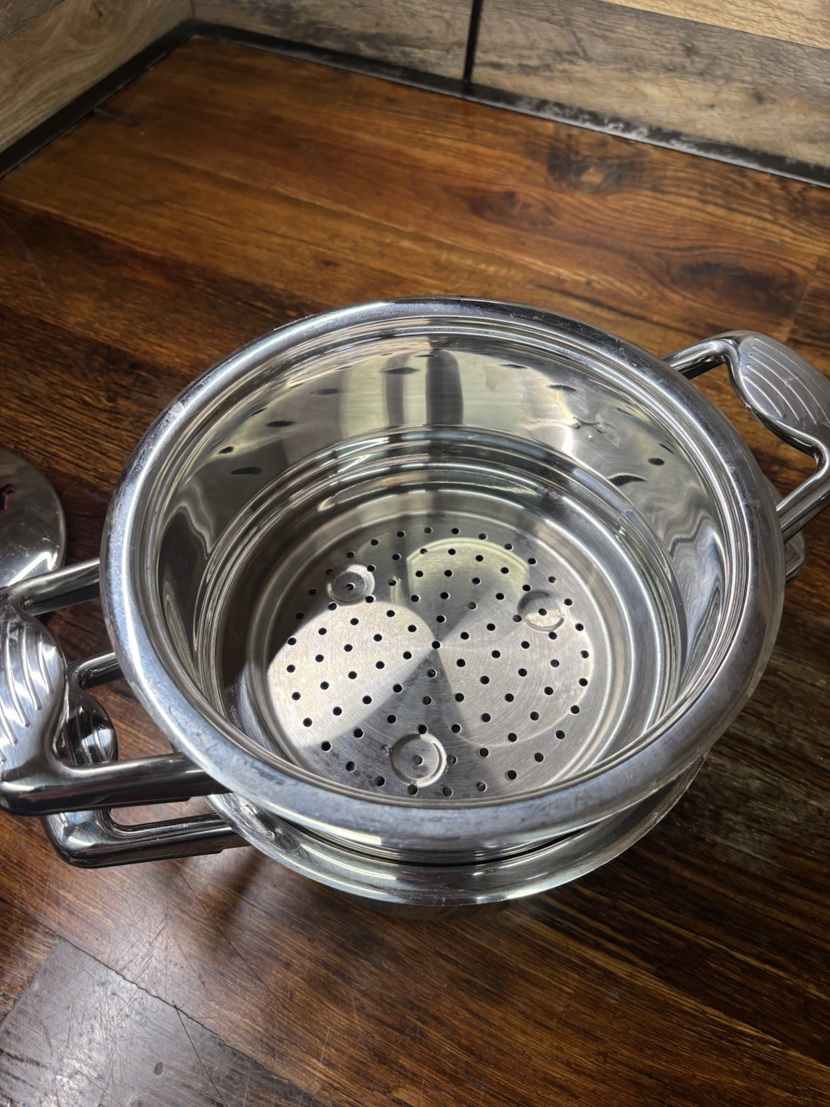 Platinum Cookware 24 Elements T304 Stainless Steel 4 Qt Stock POT + Steamer Pan