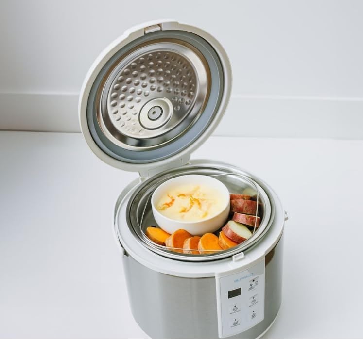 Upgrade Your Rice Cooker with a Durable Stainless Steel Steam Rack – 10 Cups