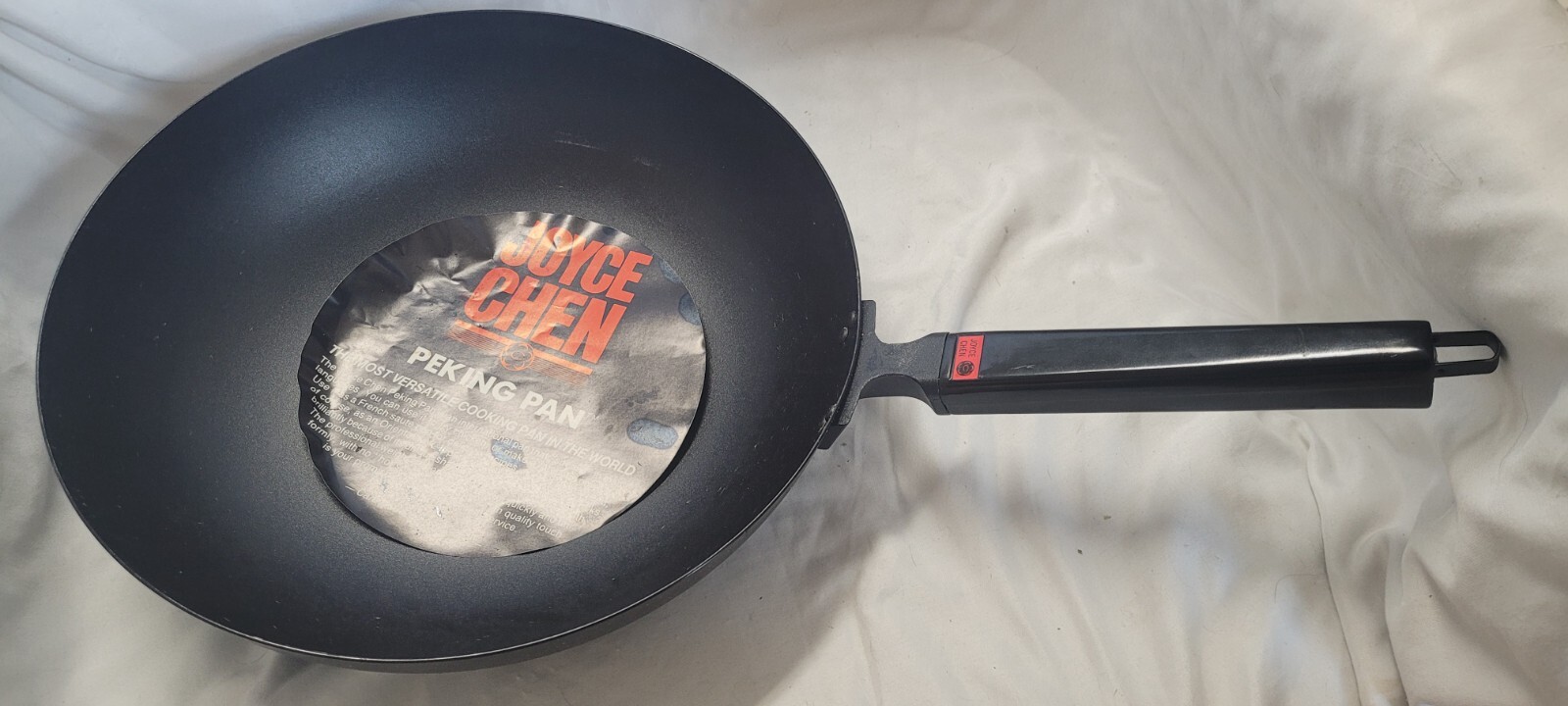Joyce Chen Classic Series Carbon Steel Stir Fry Pan 12-Inch Black