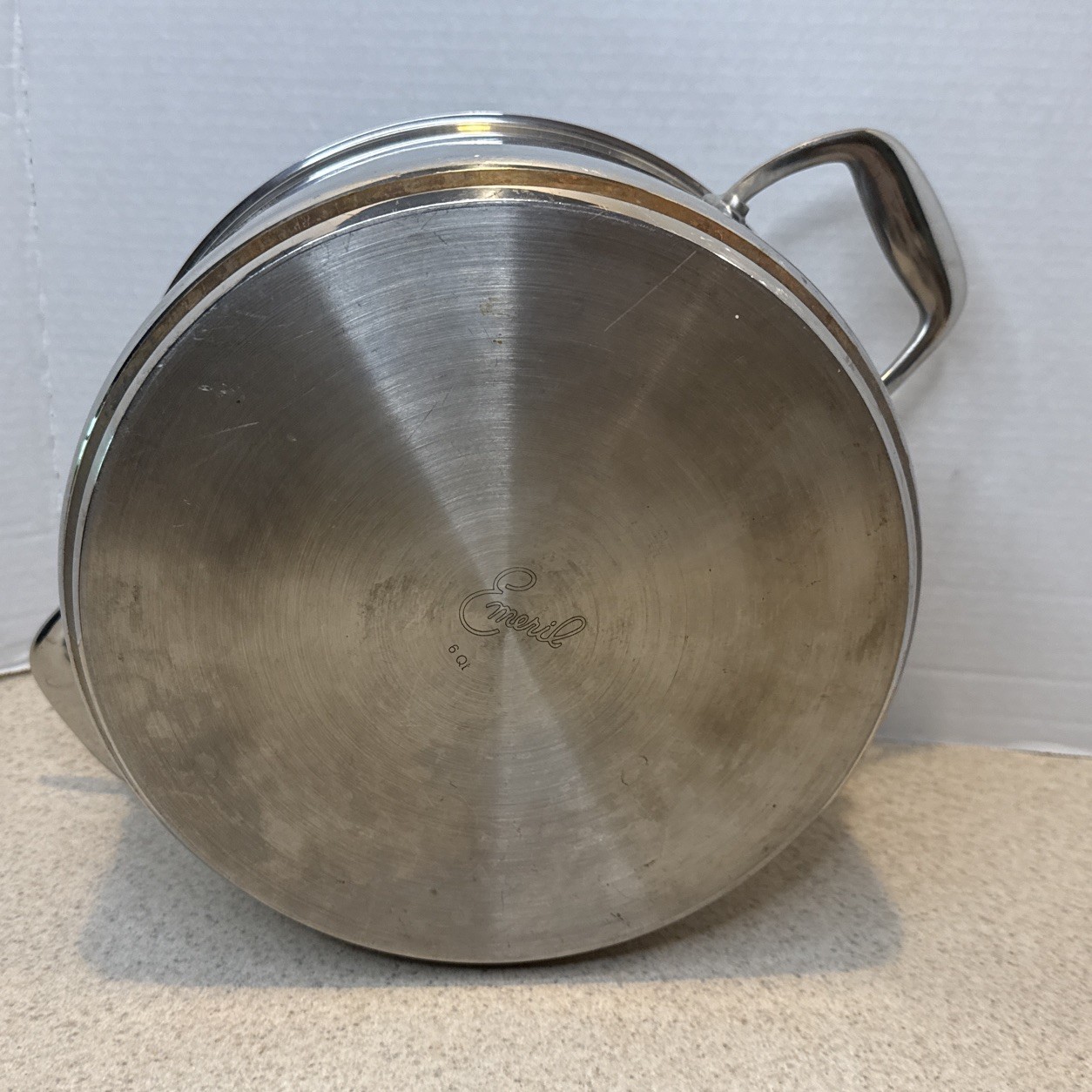 Emeril All-Clad 6 Qt Quart Stock Sauce Pot Stainless Steel No Lid