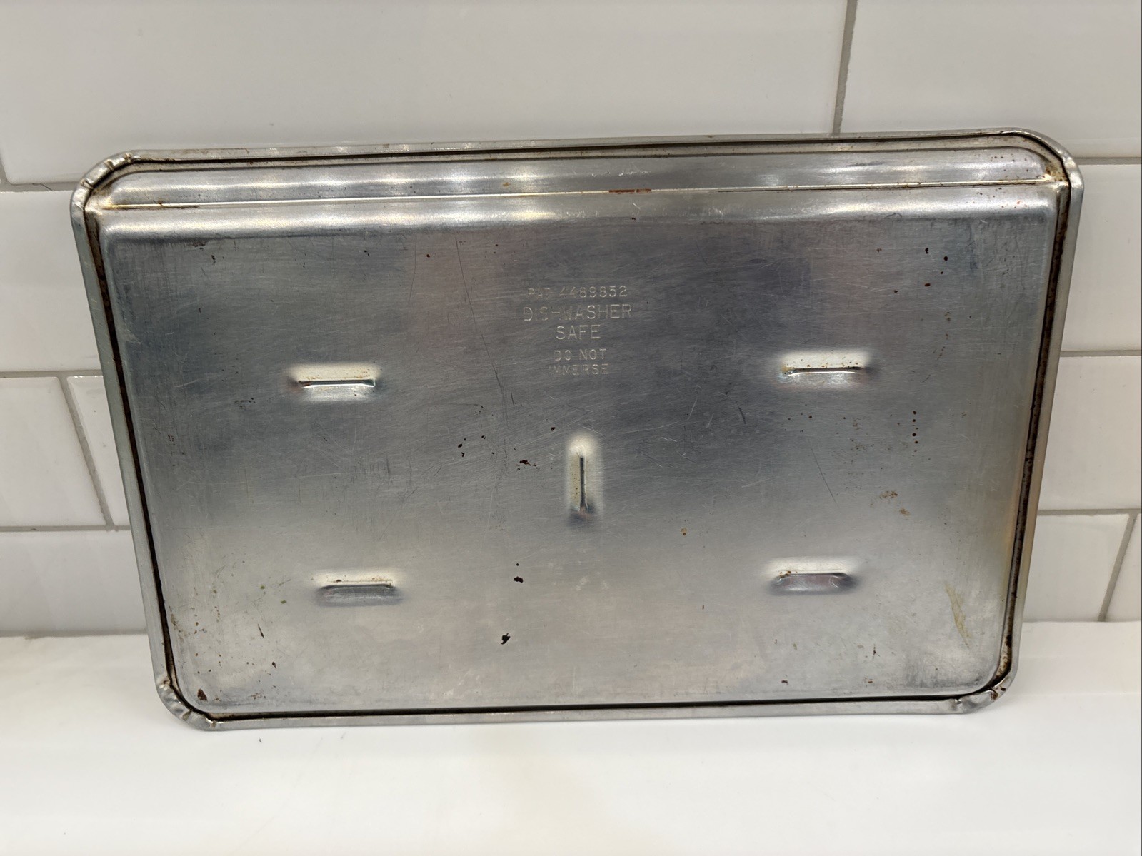 Vintage 1950’s Small 10”X 6½” Aluminum Miniature Cookie Sheet