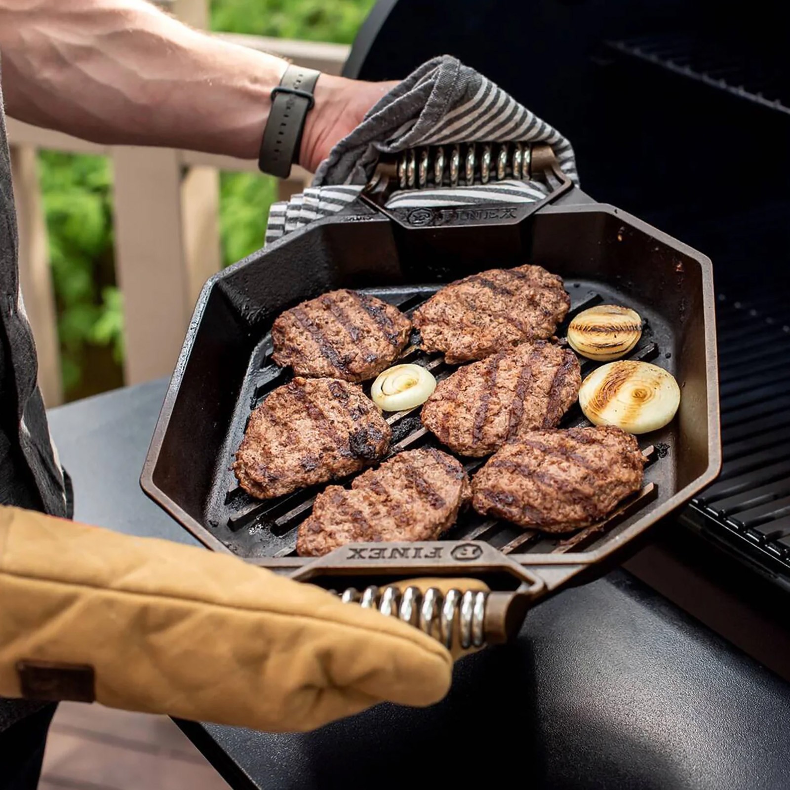 FINEX 10″ Cast Iron Grill Pan