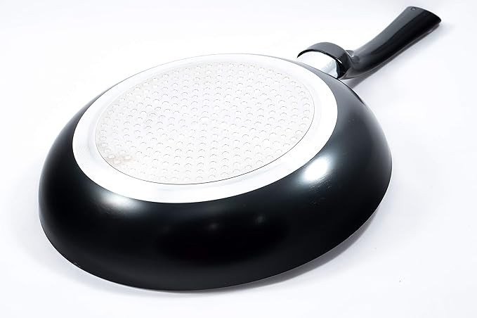 Nonstick Frying Pans Set 3 Piece (Black) Frying Pan with Lid Non Stick Pan/Skill