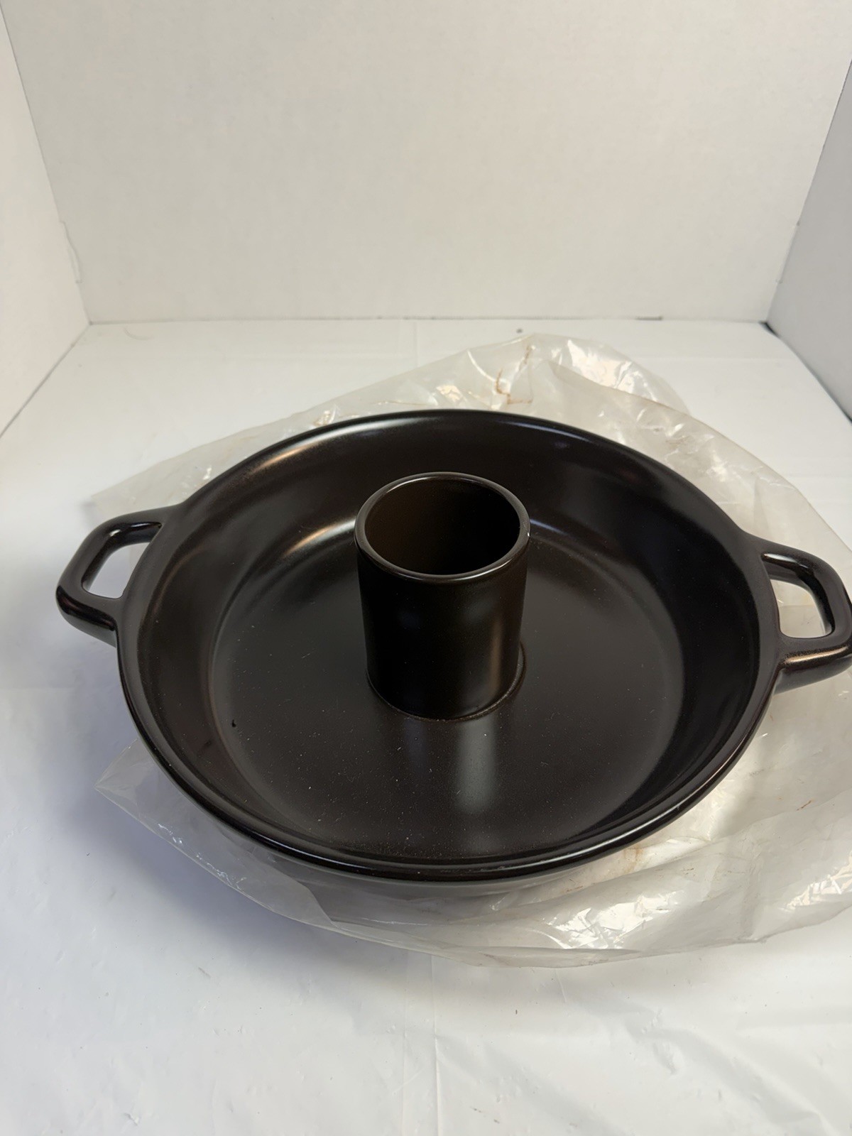 Technique Flame 11” Stovetop Chicken Roaster Pan Black 3” Tall