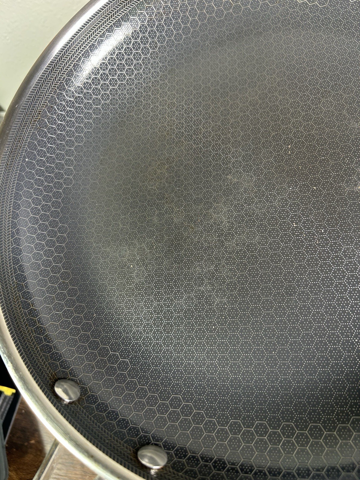 HexClad 12″ FRYING PAN with LID 12-Inch 12 Hybrid Non-Stick -Used Good Condition
