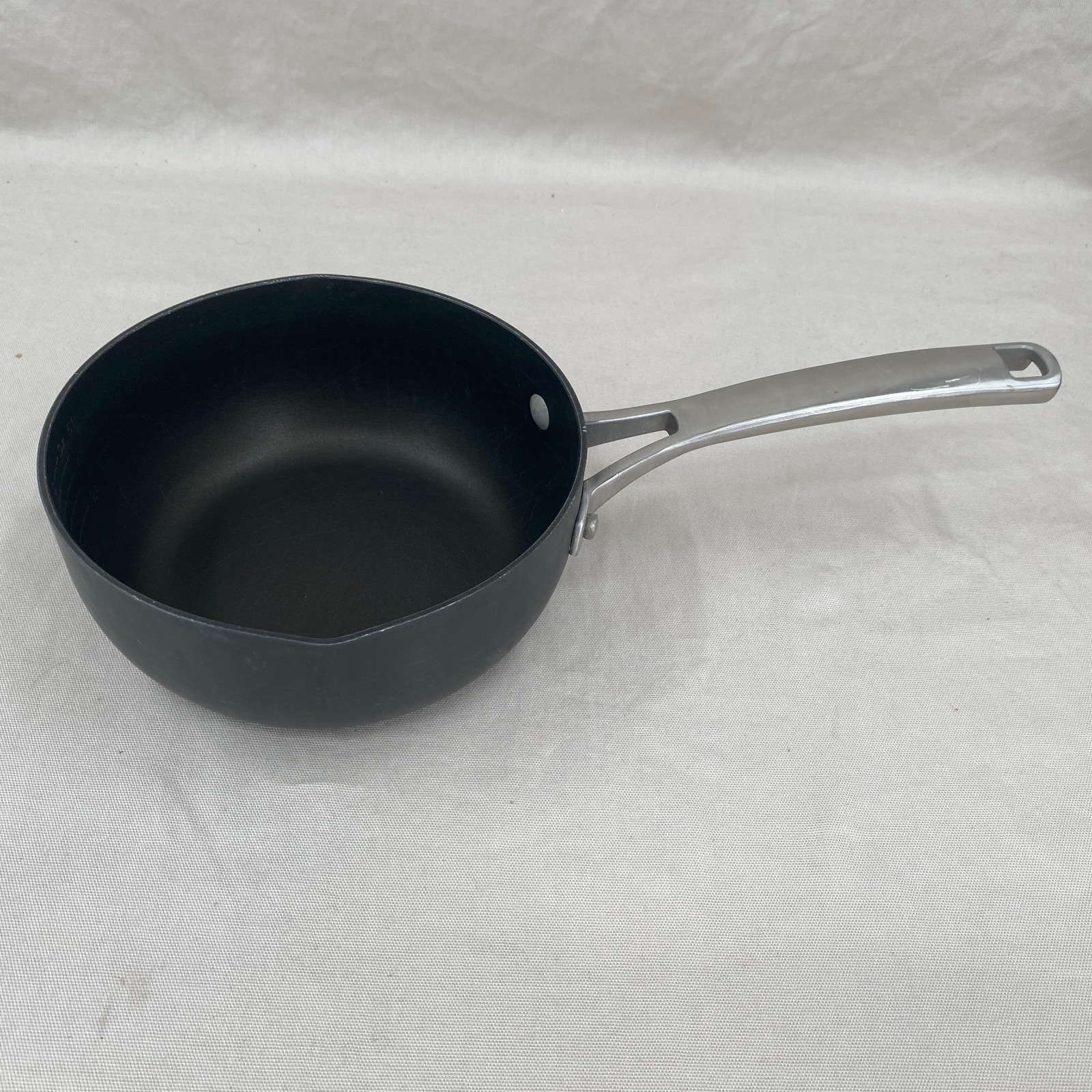 Calphalon Classic Nonstick 2 qt Sauce Pan Black Anodized Aluminum NO Lid
