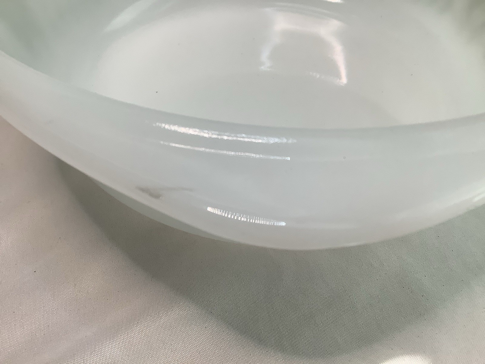 Vintage Glasbake 8.5″ Green Daisy Casserole Dish NO Lid 2 Qt USA J514 Ovenware