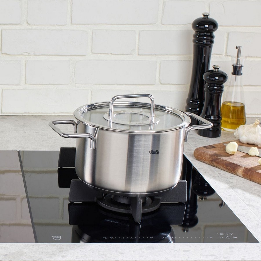 Fissler Pure Collection – Casserole with glass lid 24 cm
