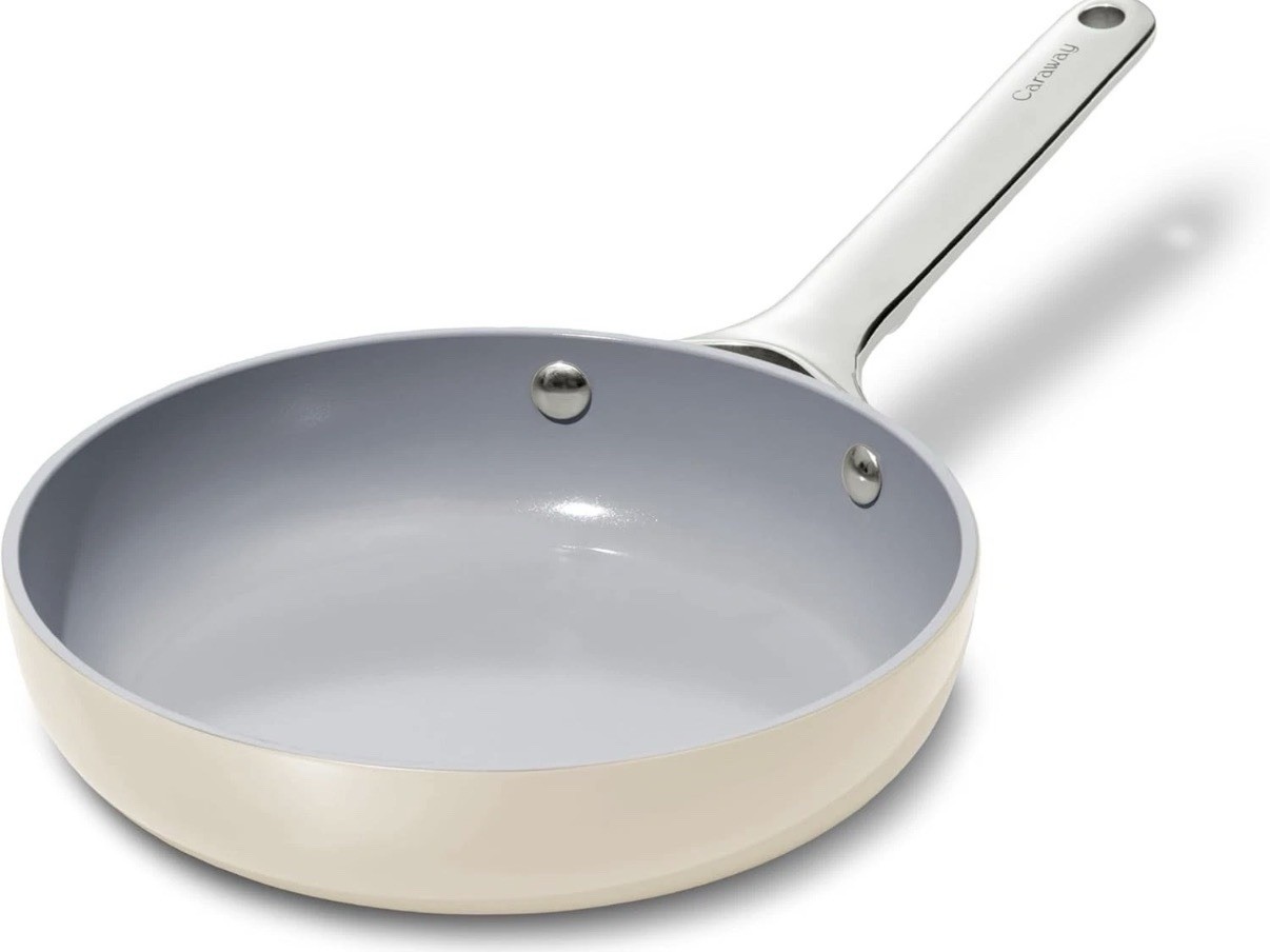 Elegant 8″ Nonstick Ceramic Mini Fry Pan – 1.05 qt – Oven Safe for Light Cooking