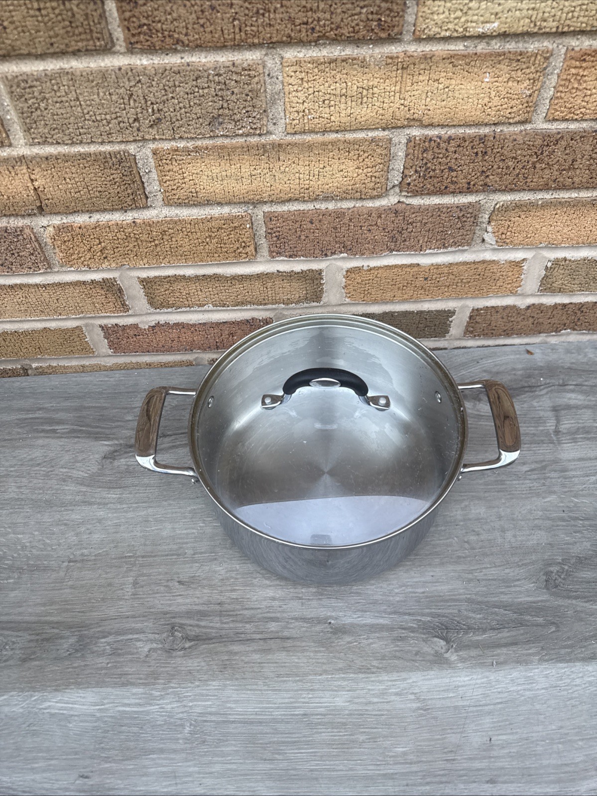 Tramontina Tri-Ply Clad Stainless Steel 5Qt. 4.7L Pot Induction Ready Dutch Oven
