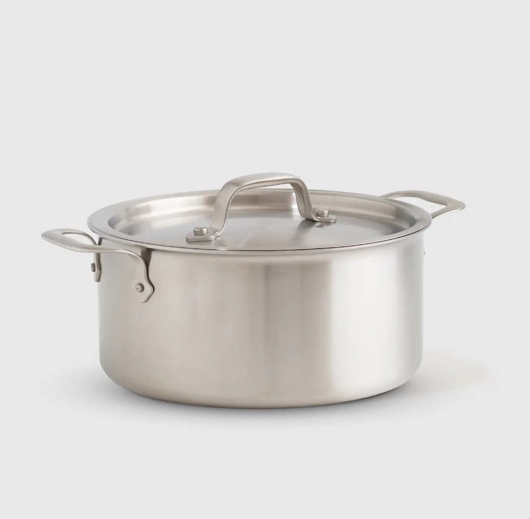 NWOT! Quince 8qt- 5ply Stainless Steel Non-Toxic StockPot With Lid! (SW)