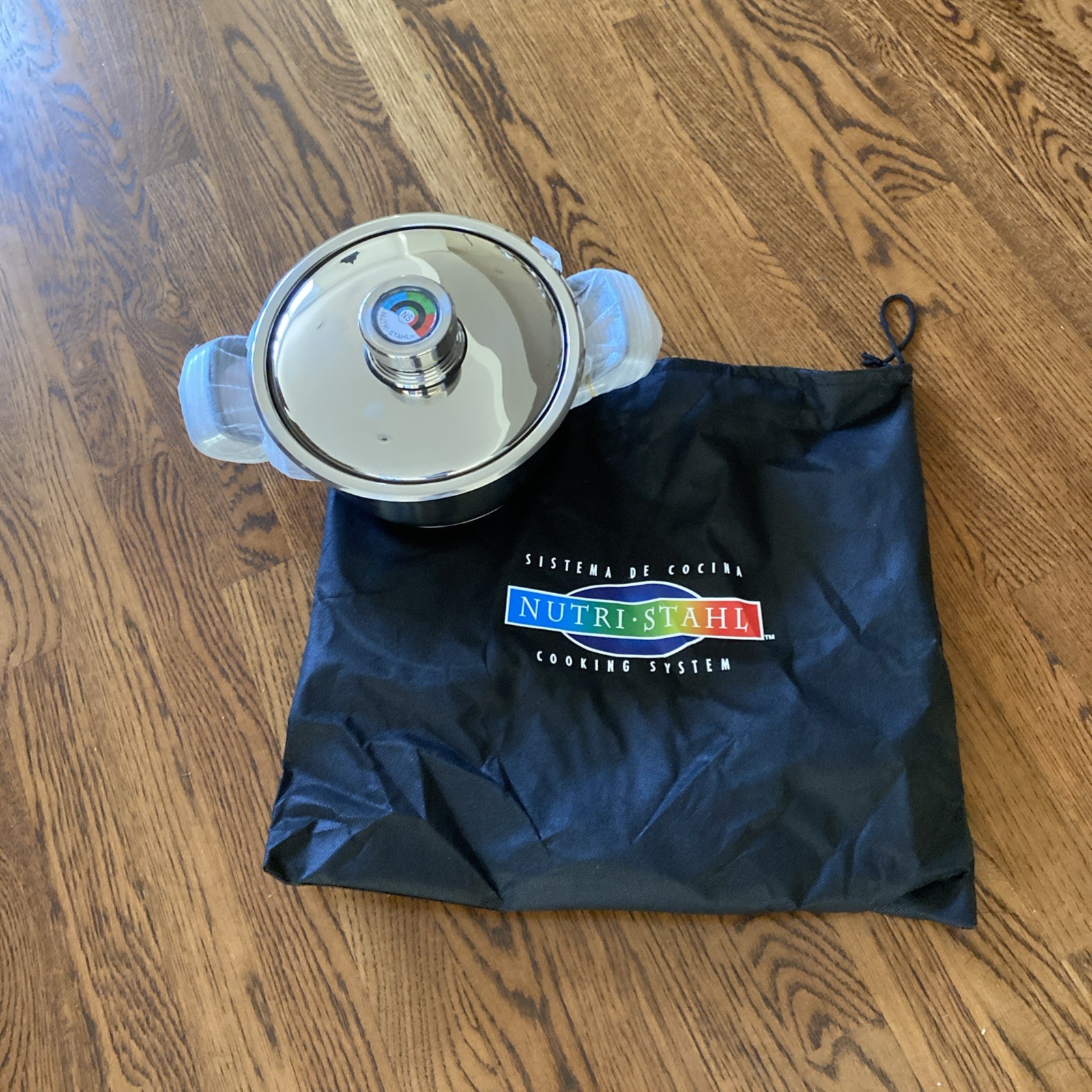 Nutri Stahl Nutri Thermic Stock Pot Stainless Steel W/ Lid Brand New!