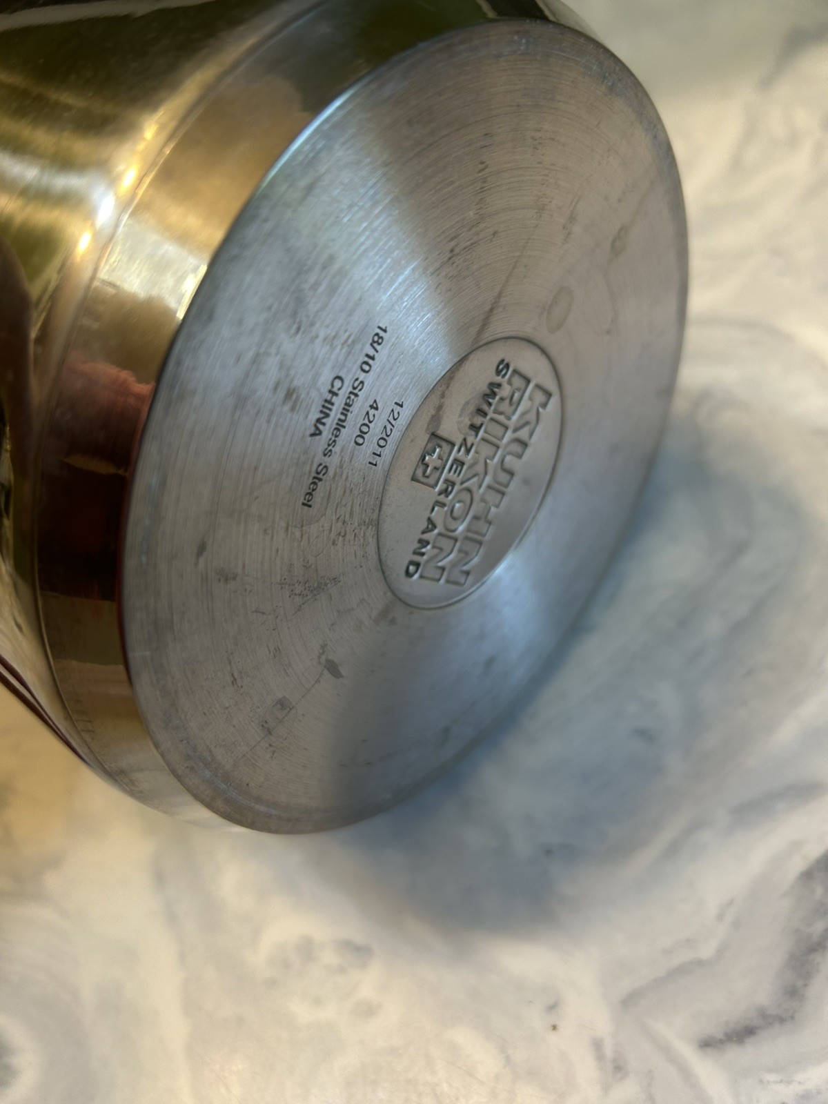 Kuhn Rikon 4th Burner Asparagus Pasta Tall Pot Steamer Lid & Basket Stainless